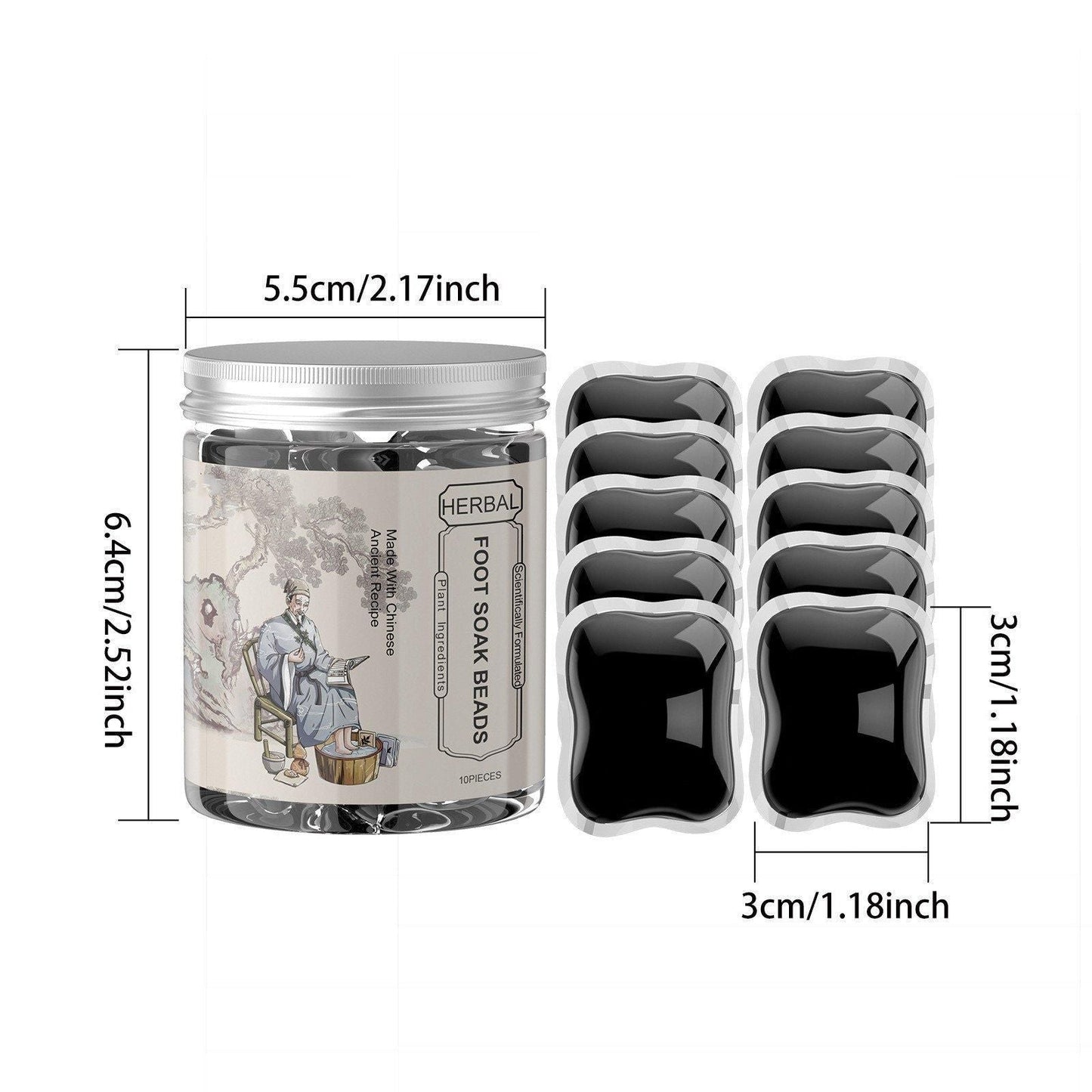 Herbal Foot Soaking Beads |š„PACK OF 10 PCSš„